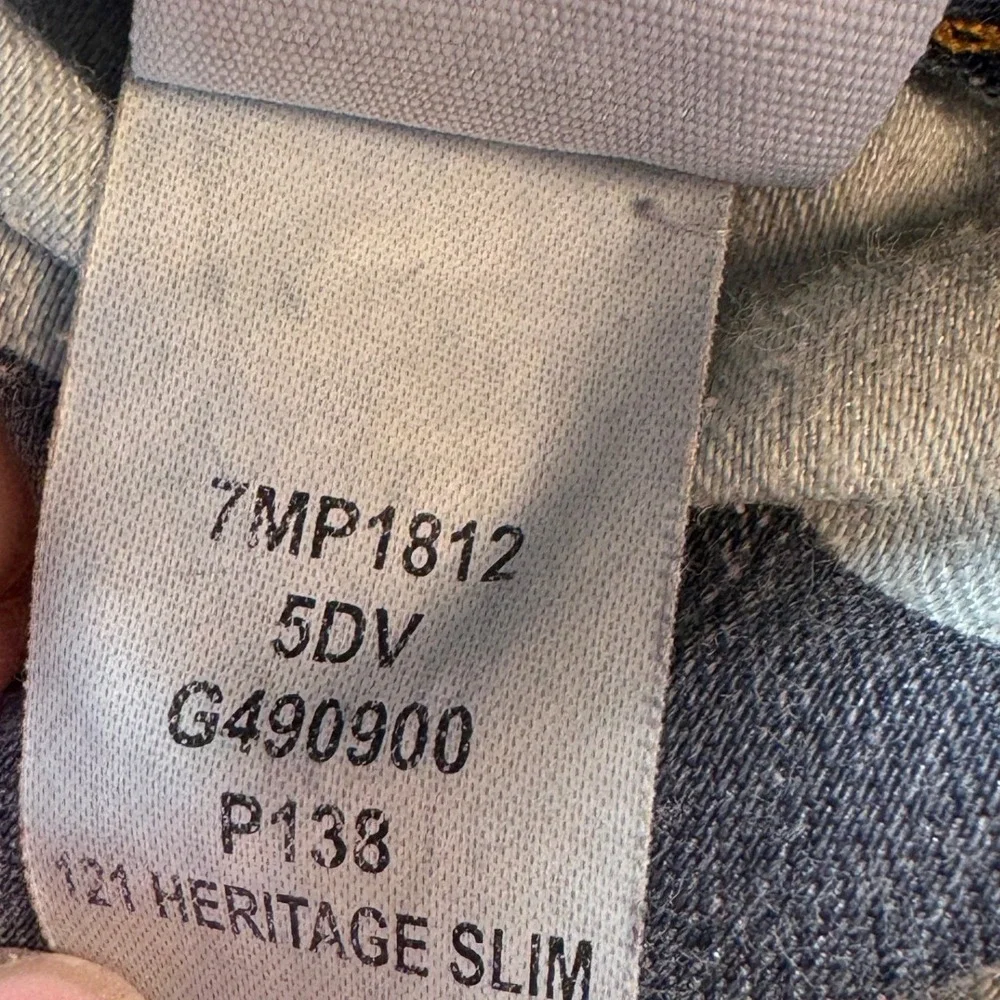 Lucky Brand 121 Heritage Slim Mens Jeans 38x30 Blue Medium Wash 7MP1812